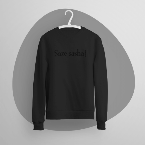 Saze Sasha! Sweater Black Edition