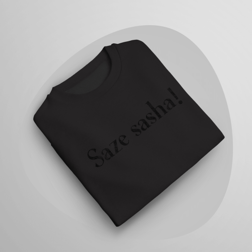 Saze Sasha! Sweater Black Edition